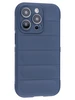Силиконовый чехол Huandun case для iPhone 14 Pro синий