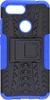 Пластиковый чехол Antishock для Xiaomi Mi 8 Lite черно-синий