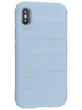 Силиконовый чехол Huandun case для iPhone X, XS, 10 голубой