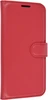 Чехол-книжка PU для Samsung Galaxy A6 2018 красная с магнитом