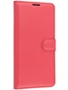 Чехол-книжка PU для Realme 10 Pro красная с магнитом