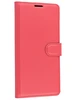 Чехол-книжка PU для Realme 10 Pro Plus красная с магнитом
