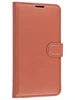Чехол-книжка PU для Xiaomi Pocophone F1 коричневая с магнитом