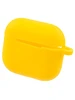 Силиконовый чехол Pod Pocket Active для AirPods 3 с карабином желтый