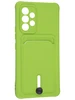 Силиконовый чехол Pocket для Samsung Galaxy A53 5G неоново-зеленый