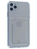 Силиконовый чехол Cardhold для iPhone 11 Pro Max прозрачный
