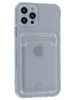 Силиконовый чехол Cardhold для iPhone 12 Pro прозрачный