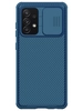 Силиконовый чехол Nillkin Camshield Pro для Samsung Galaxy A52 синий