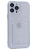 Силиконовый чехол Cardhold для iPhone 13 Pro Max прозрачный