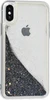 Силиконовый чехол Brilliant sand для iPhone X, XS, 10 Черный песок со звездами