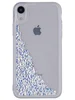 Силиконовый чехол Diamond sand для iPhone XR перламутровый