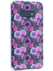 Силиконовый чехол Clear для Samsung Galaxy S10e G970 сиреневые цветы