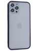 Силиконовый чехол Sidewall для iPhone 12 Pro Max фиолетовый