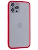Силиконовый чехол Sidewall для iPhone 12 Pro Max красный