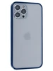 Силиконовый чехол Sidewall для iPhone 12 Pro Max синий