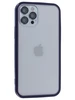 Силиконовый чехол Sidewall для iPhone 12 Pro фиолетовый