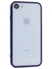 Силиконовый чехол Sidewall для iPhone 7, 8, SE 2020, SE 2022 фиолетовый