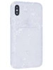 Силиконовый чехол Radiance для iPhone X, XS, 10 белый (вырез под карту)