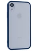 Силиконовый чехол Sidewall для iPhone XR синий