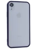 Силиконовый чехол Sidewall для iPhone XR фиолетовый