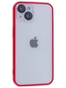 Силиконовый чехол Sidewall для iPhone 13 красный