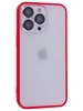 Силиконовый чехол Sidewall для iPhone 13 Pro красный