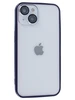 Силиконовый чехол Sidewall для iPhone 14 фиолетовый