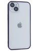 Силиконовый чехол Sidewall для iPhone 14 Plus / 15 Plus фиолетовый
