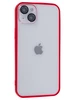 Силиконовый чехол Sidewall для iPhone 14 Plus / 15 Plus красный