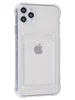 Силиконовый чехол Card Case для iPhone 11 Pro Max прозрачный