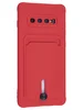 Силиконовый чехол Pocket для Samsung Galaxy S10+ G975 красный