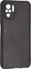 Силиконовый чехол Carboniferous для Xiaomi Redmi Note 10 / Note 10s / Poco M5s черный