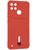 Силиконовый чехол Pocket для Realme C21y / C25y красный