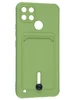 Силиконовый чехол Pocket для Realme C21y / C25y неоново-зеленый