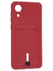 Силиконовый чехол Pocket для Samsung Galaxy A03 Core красный