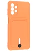 Силиконовый чехол Pocket для Samsung Galaxy A13 4G оранжевый