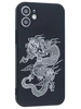 Силиконовый чехол Soft edge для iPhone 12 Mini китайский дракон