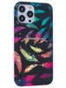 Силиконовый чехол Art Case для iPhone 13 Pro Max Перья