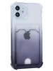 Силиконовый чехол Gradient color для iPhone 12 черный