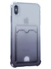 Силиконовый чехол Gradient color для iPhone XS Max черный