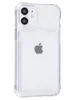 Силиконовый чехол Card Case для iPhone 12 mini прозрачный