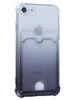 Силиконовый чехол Gradient color для iPhone 7, 8, SE 2020, SE 2022 черный