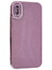Силиконовый чехол Shine для iPhone X, XS, 10 розовый