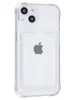 Силиконовый чехол Card Case для iPhone 13 прозрачный