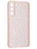 Силиконовый чехол 3D diamond для Samsung Galaxy S22 Plus розовый