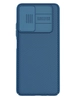 Пластиковый чехол Nillkin CamShield case для Xiaomi Poco M4 Pro 5G синий