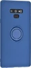 Силиконовый чехол Stocker для Samsung Galaxy Note 9 N960 синий с кольцом