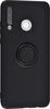 Силиконовый чехол Stocker для Huawei P30 Lite / Honor 20S / Honor 20 lite черный с кольцом