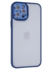 Пластиковый чехол Edging для iPhone 12 Pro Max синий
