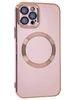 Силиконовый чехол Sheen для iPhone 12 Pro пудра (для MagSafe)